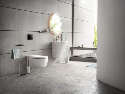 Vitra Frame Yarı Monoblok Lavabo Kompakt, 50x48 cm Tek Armatür Delikli, Su Taşma Delikli, Clean, Beyaz - 3