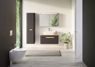 Vitra Geo Çanak Lavabo Dikdörtgen, 60x43 cm Tek Armatür Delikli, Su Taşma Delikli, Mat Beyaz - 2