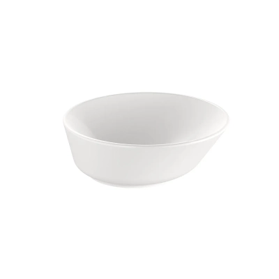 Vitra Geo Çanak Lavabo Yuvarlak, Kompakt, 40x38 cm Armatür Deliksiz, Su Taşma Deliksiz, Beyaz - 1