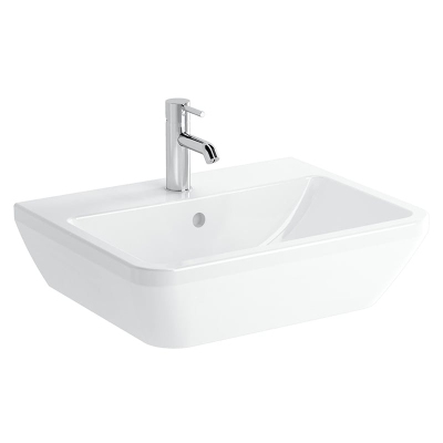 Vitra Integra Lavabo Dikdörtgen, 60x47 cm Tek Armatür Delikli, Su Taşma Delikli, Beyaz - 1