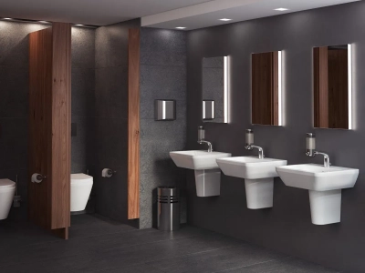 Vitra Integra Lavabo Dikdörtgen, 65x49 cm Tek Armatür Delikli, Su Taşma Delikli, Beyaz - 4
