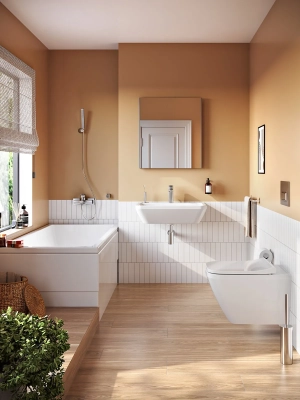 Vitra Integra Lavabo Dikdörtgen, 65x49 cm Tek Armatür Delikli, Su Taşma Delikli, Beyaz - 3