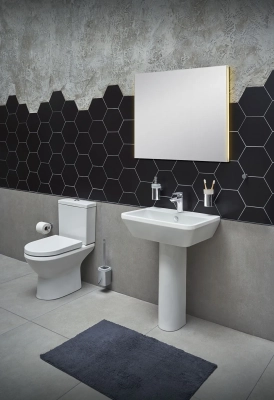 Vitra Integra Lavabo Dikdörtgen, 65x49 cm Tek Armatür Delikli, Su Taşma Delikli, Beyaz - 5