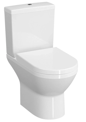 Vitra İntegra Round Takım Klozet Rim-ex, Arkası Açık, 62 cm Taharet Borulu, Beyaz - 1