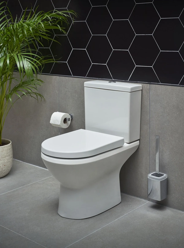 Vitra İntegra Round Takım Klozet Rim-ex, Arkası Açık, 62 cm Taharet Borulu, Beyaz - Vitra (1)