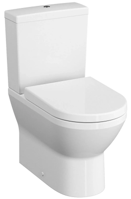 Vitra İntegra Round Takım Klozet Rim-ex, Duvara Tam Dayalı, 62 cm Taharet Borulu, Beyaz - 1