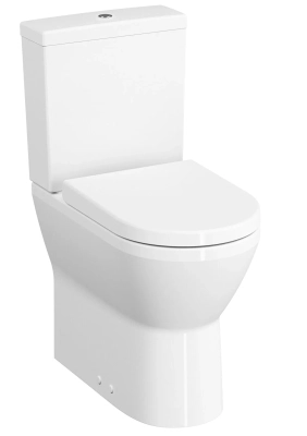 Vitra İntegra Round Takım Klozet Rim-ex, Duvara Tam Dayalı, Özel İhtiyaç, 62 cm Taharet Borulu, Beyaz - 1