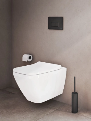 Vitra Integra Square Asma Klozet Rim-ex, Gizli Montajlı, 55 cm Beyaz - 1