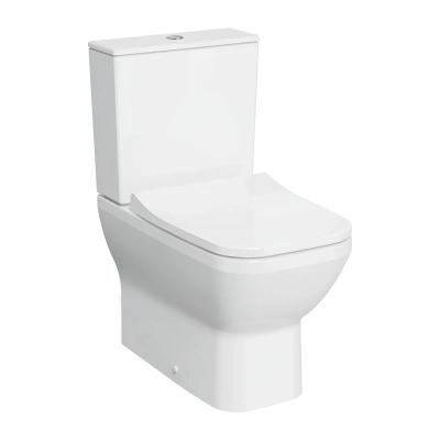Vitra Integra Square Takım Klozet Rim-ex, Duvara Tam Dayalı, 62 cm Taharet Borulu, Beyaz - 1