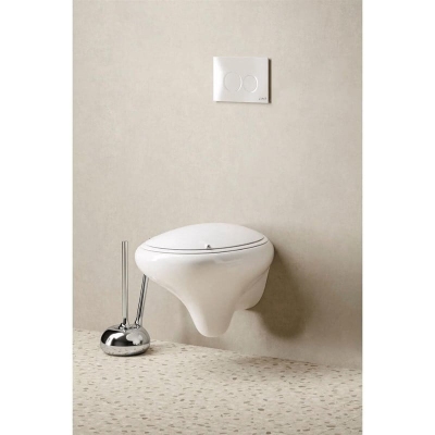 Vitra İstanbul Asma Klozet Rim-ex, Gizli Montajli, 53 cm Taharet Borulu, Taharet Borusu Girişi Siva Alti Uygulamali, Clean, Beyaz - 3