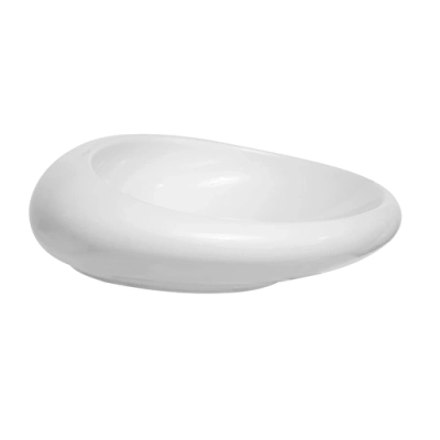 Vitra İstanbul Çanak Lavabo Yuvarlak, 60x55 cm Armatür Deliksiz, Su Taşma Deliksiz, Clean, Beyaz - 1