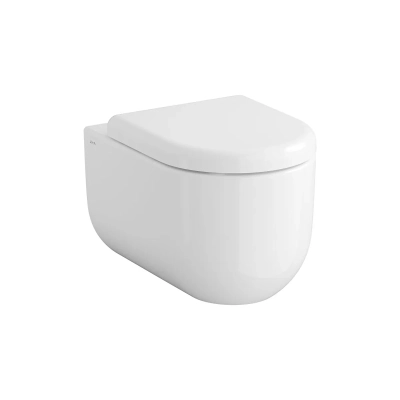 Vitra Liquid Asma Klozet Rim-ex, Gizli Montajlı, 54 cm Clean, Beyaz - 1