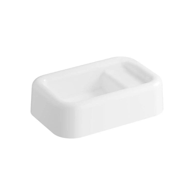 Vitra Liquid Çanak Lavabo Yuvarlak, 60x40 cm Armatür Deliksiz, Su Taşma Deliksiz, Clean, Beyaz - 1
