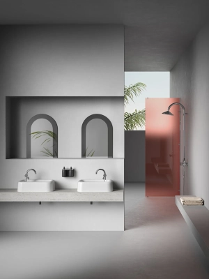 Vitra Liquid Çanak Lavabo Yuvarlak, 60x40 cm Armatür Deliksiz, Su Taşma Deliksiz, Clean, Beyaz - 2