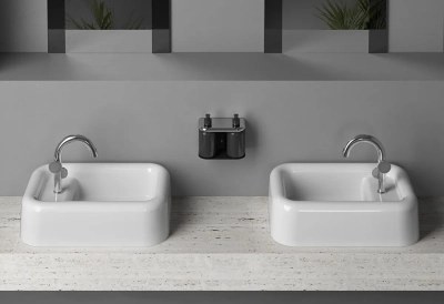 Vitra Liquid Çanak Lavabo Yuvarlak, 60x40 cm Tek Armatür Delikli, Su Taşma Deliksiz, Clean, Beyaz - 4