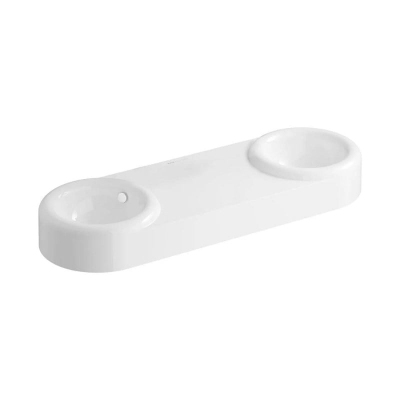 Vitra Liquid Lavabo 120x41 cm Armatür Deliksiz, Su Taşma Delikli, Clean, Beyaz - 1