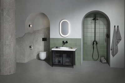 Vitra Liquid Tezgah 100 cm, Yuvarlak Lavabo Delikli, Armatür Delikli - 3