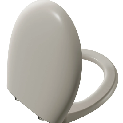 Vitra Memoria Klozet Kapağı Duroplast, Üstten Sıkmalı Yavaş Kapanır, Kolay Sök-Tak, Metal Menteşeli, Mat Bej 