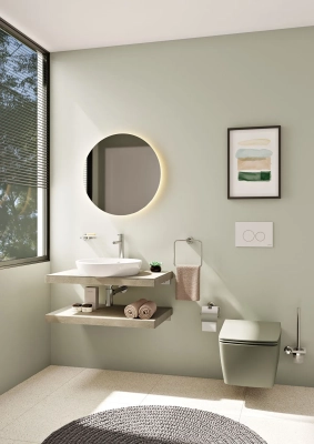 Vitra Metropole Asma Klozet Rim-ex, Gizli Montajlı, 56 cm Mat Bej - 3