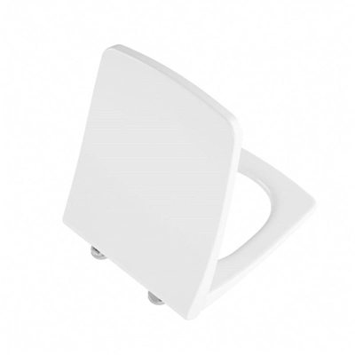 Vitra Metropole Klozet Kapağı Slim, Duroplast, Üstten Sıkmalı Yavaş Kapanır, Kolay Sök-Tak, Metal Menteşeli, Beyaz - 1