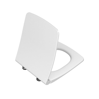 Vitra Metropole Klozet Kapağı Slim, Duroplast, Üstten Sıkmalı Yavaş Kapanır, Kolay Sök-Tak, Metal Menteşeli, Beyaz - 1