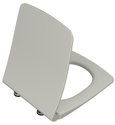 Vitra Metropole Klozet Kapağı Slim, Duroplast, Üstten Sıkmalı Yavaş Kapanır, Kolay Sök-Tak, Metal Menteşeli, Mat Bej - 1