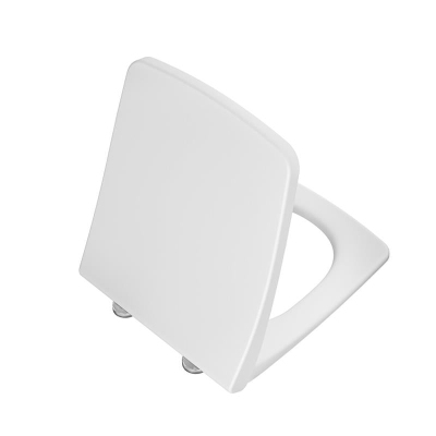 Vitra Metropole Klozet Kapağı Slim, Duroplast, Üstten Sıkmalı Yavaş Kapanır, Kolay Sök-Tak, Metal Menteşeli, Mat Beyaz - 1