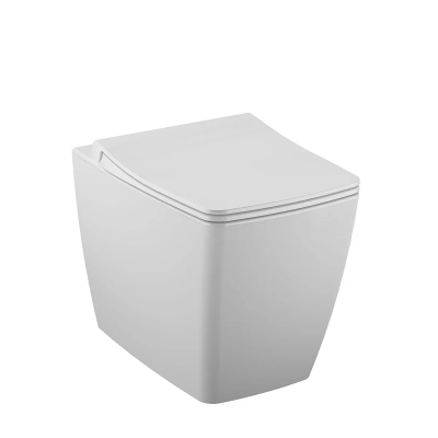 Vitra Metropole Yerden Klozet Rim-ex, Duvara Tam Dayalı, 54 cm Beyaz - 1