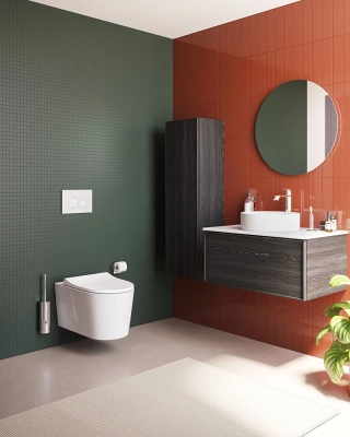 Vitra Nest Trendy Asma Klozet QuantumFlush, Gizli Montajlı, 57 cm Clean, Beyaz - 4