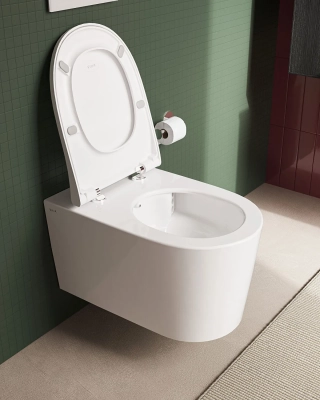 Vitra Nest Trendy Asma Klozet QuantumFlush, Gizli Montajlı, 57 cm Clean, Beyaz - 5