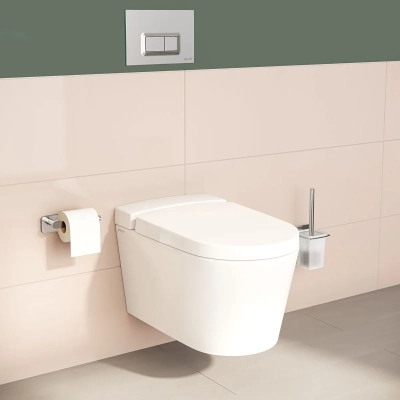 Vitra Nest Trendy Asma Klozet Rim-ex, Gizli Montajlı, 57 cm Fresh, Beyaz - 2