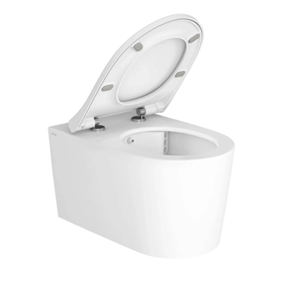 Vitra Nest Trendy Asma Klozet Seti QuantumFlush, Gizli Montajlı, 57 cm Temassız, Clean, Beyaz - 5