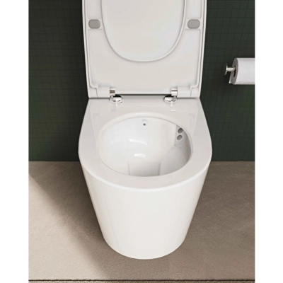 Vitra Nest Trendy Asma Klozet Seti QuantumFlush, Gizli Montajlı, 57 cm Temassız, Clean, Beyaz - 10