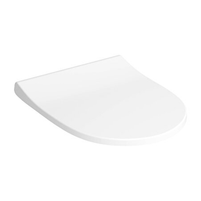 Vitra Nest Trendy Klozet Kapağı Slim, Duroplast, Üstten Sıkmalı Yavaş Kapanır, Kolay Sök-Tak, Metal Menteşeli, Beyaz - 1