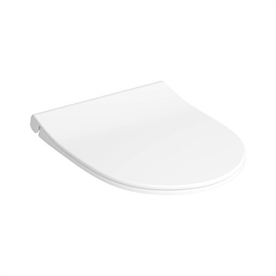 Vitra Nest Trendy Klozet Kapağı Slim, Duroplast, Üstten Sıkmalı Yavaş Kapanır, Kolay Sök-Tak, Metal Menteşeli, Beyaz - 1