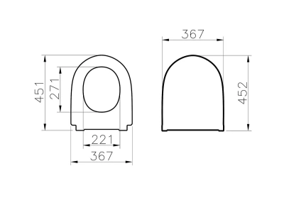 Vitra Nest Trendy Klozet Kapağı Slim, Duroplast, Üstten Sıkmalı Yavaş Kapanır, Kolay Sök-Tak, Metal Menteşeli, Beyaz - 2