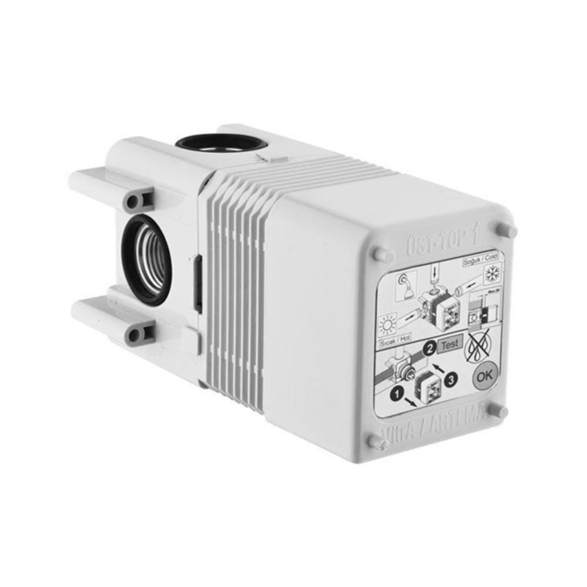 Artema Flow Square Ankastre Duş Bataryası (sıva altı grubu) - Artema