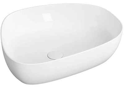 Vitra Outline Çanak Lavabo Tv Şekilli, 55x43 cm Armatür Deliksiz, Su Taşma Deliksiz, Clean, Beyaz - 3