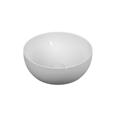 Vitra Outline Çanak Lavabo Yuvarlak, 40x40 cm Armatür Deliksiz, Su Taşma Deliksiz, Clean, Beyaz - 1