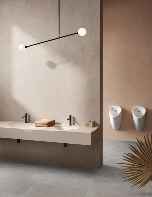 Vitra Plural Çanak Lavabo Üçgen, Kompakt, 45x40 cm Armatür Deliksiz, Su Taşma Deliksiz, Clean, Beyaz - 3