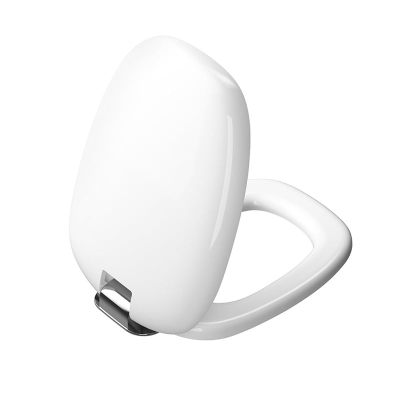Vitra Plural Klozet Kapağı Duroplast, Üstten Sıkmalı Yavaş Kapanır, Kolay Sök-Tak, Metal Menteşeli, Beyaz 