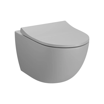 Vitra Sento Asma Klozet Rim-ex, Gizli Montajlı, 54 cm Mat Taş Gri - 1