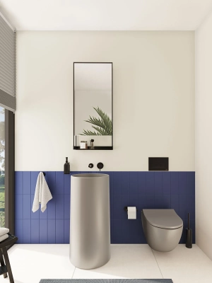 Vitra Sento Asma Klozet Rim-ex, Gizli Montajlı, 54 cm Mat Taş Gri - 2