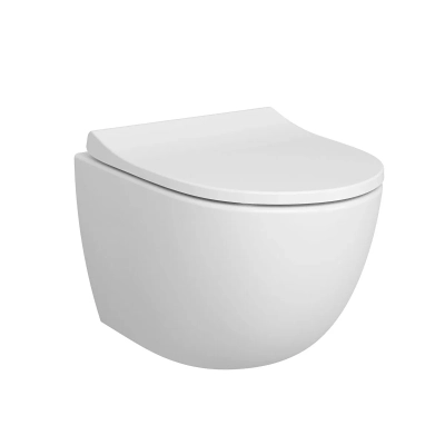 Vitra Sento Asma Klozet Rim-ex, Gizli Montajlı, Kompakt, 50 cm Beyaz - 1