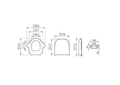 Vitra Sento Kids Klozet Kapağı Duroplast, Üstten Sıkmalı Yavaş Kapanır, Metal Menteşeli, Beyaz - 3