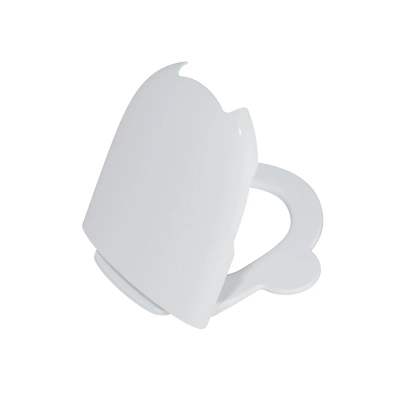 Vitra Sento Kids Klozet Kapağı Duroplast, Üstten Sıkmalı Yavaş Kapanır, Metal Menteşeli, Beyaz - 1