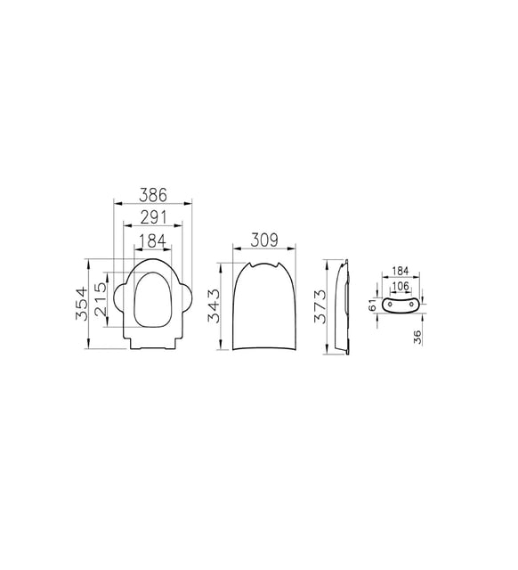 Vitra Sento Kids Klozet Kapağı Duroplast, Üstten Sıkmalı Yavaş Kapanır, Metal Menteşeli, Yeşil Sarı - Vitra (1)