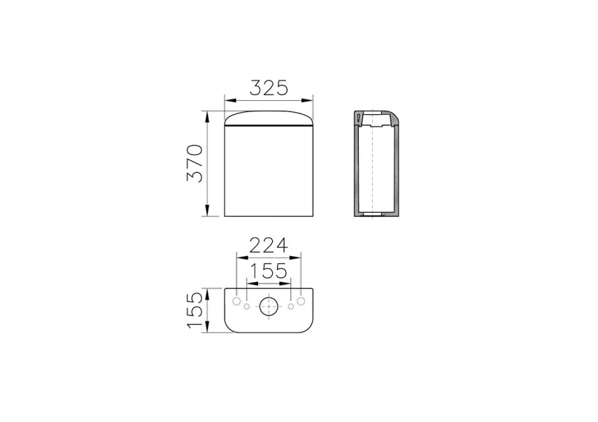 Vitra Sento Kids Rezervuar Üstten Kumandalı, Alttan Su Girişli, Beyaz - Vitra (1)