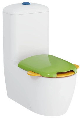 Vitra Sento Kids Takım Klozet SmoothFlush, Duvara Tam Dayalı, 58 cm Taharet Borulu, Beyaz - 1