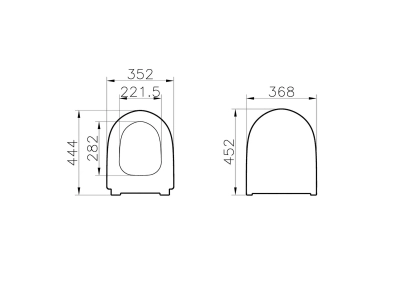 Vitra Sento Klozet Kapağı Slim, Duroplast, Üstten Sıkmalı Yavaş Kapanır, Metal Menteşeli, Mat Bej - 2